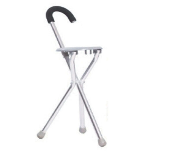 Canne Seat Pliable Aluminium 3 Pieds | 349 DH